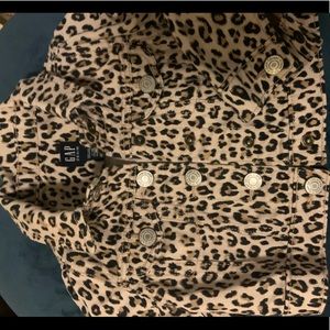 Leopard Denim Jacket